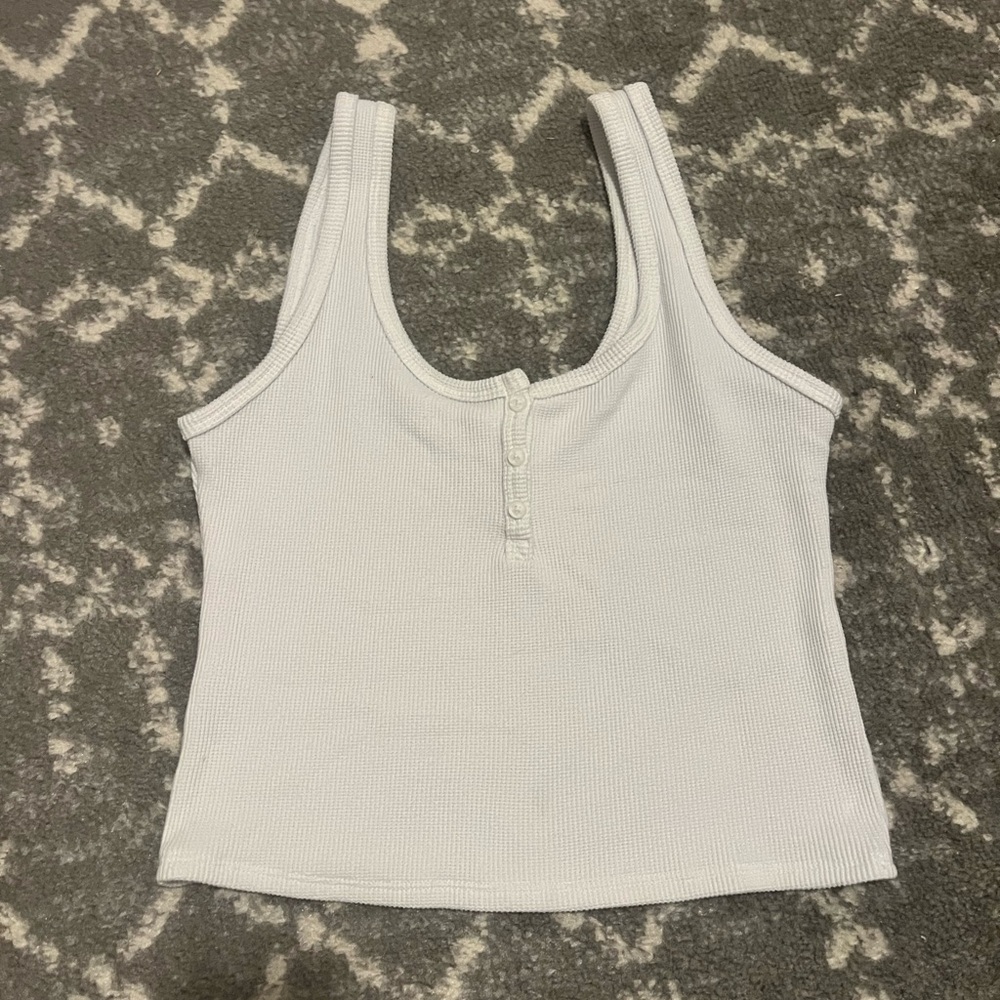 Gilly hicks waffle knit tank size medium